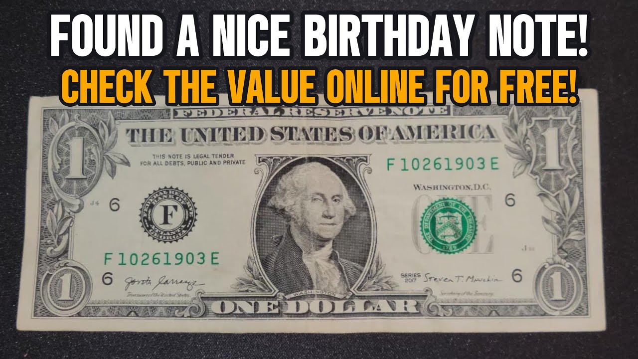 CHECK THOSE SERIAL NUMBERS! Birthday Note Found in Bill Search for Banknotes Worth Money