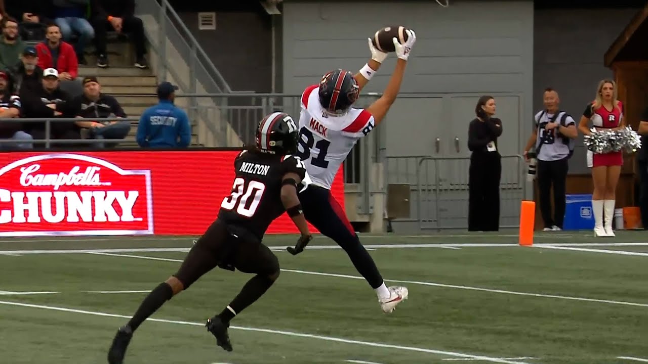 Austin Mack ignites the Alouettes offence! | CFL