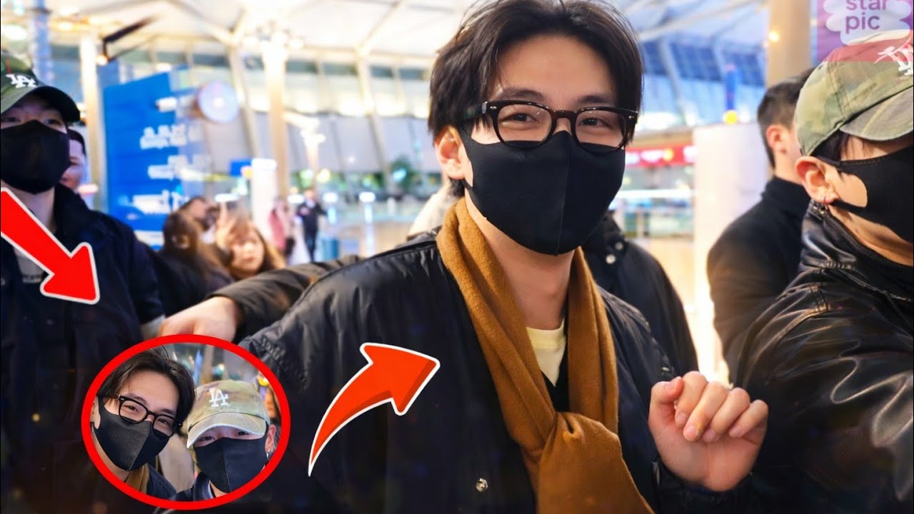 30 minute ago!They Looked Too Comfortable  Taehyung & Jungkook’s Airport Moment Goes Viral