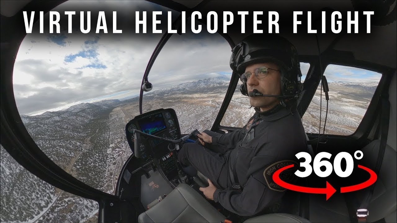 Fly With Me! | 360° Helicopter Cockpit View