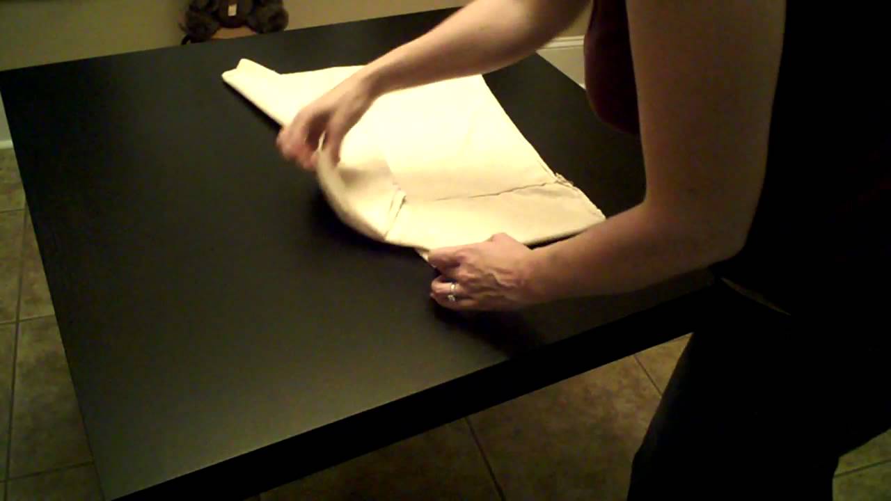 How to do the Maria's Boy Fold for Flat Diaper Nappy