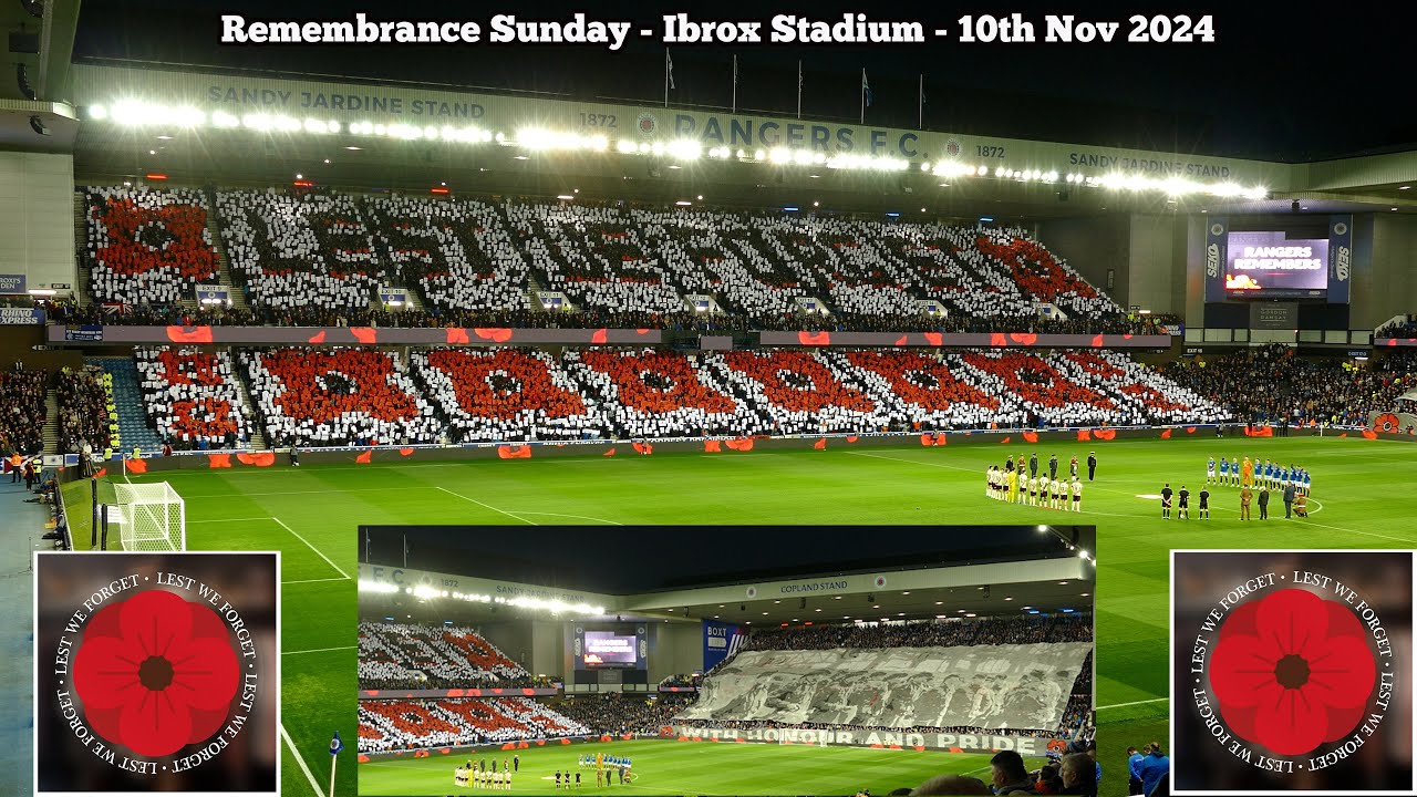 Remembrance Sunday 2024 - Ibrox Stadium