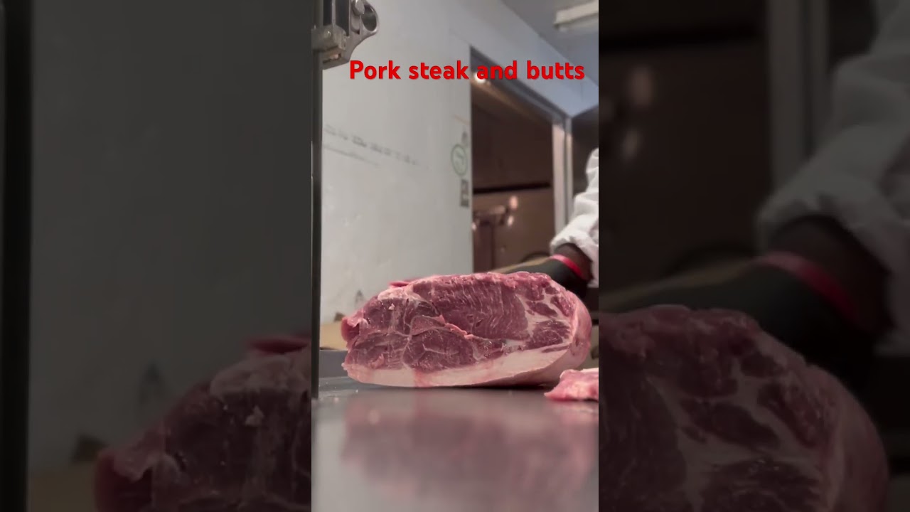 How to cut pork steaks and butts