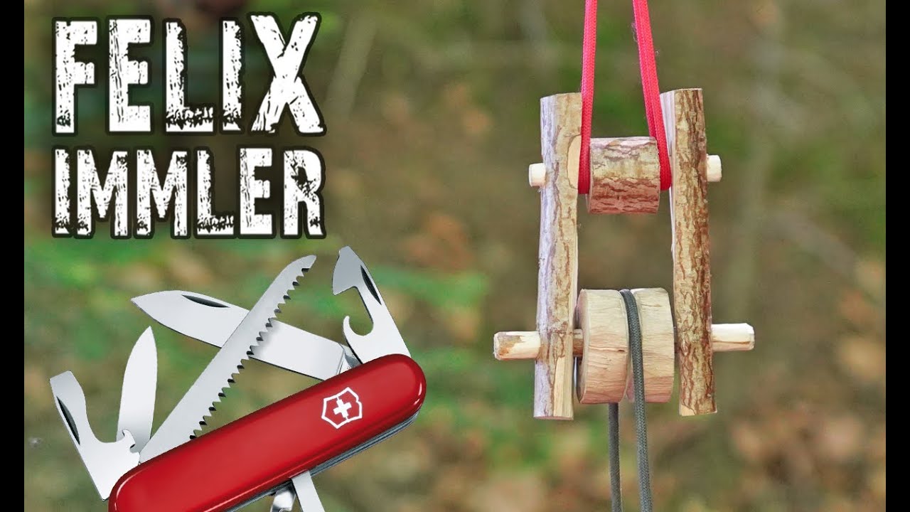 Шкивы Bushcraft — сколько энергии я могу сэкономить? - проект швейцарского армейского ножа