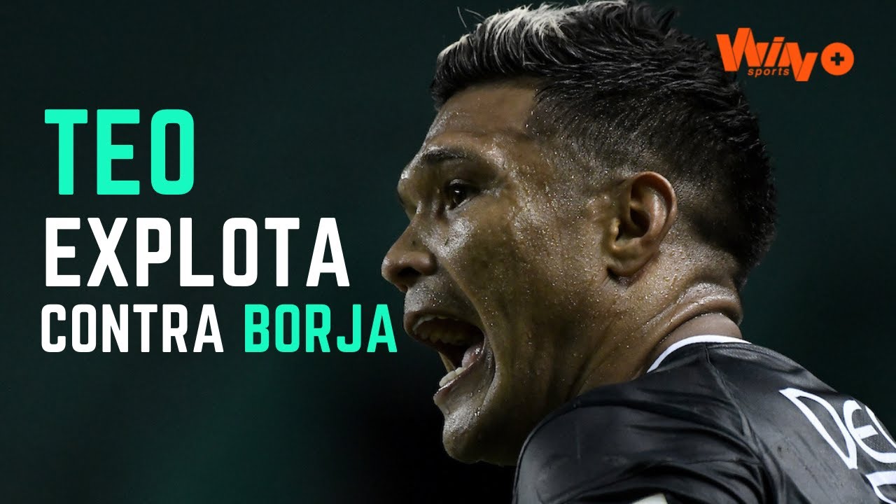 ¡Partido caliente! Teófilo Gutiérrez tuvo un fuerte cruce de palabras con Miguel Borja