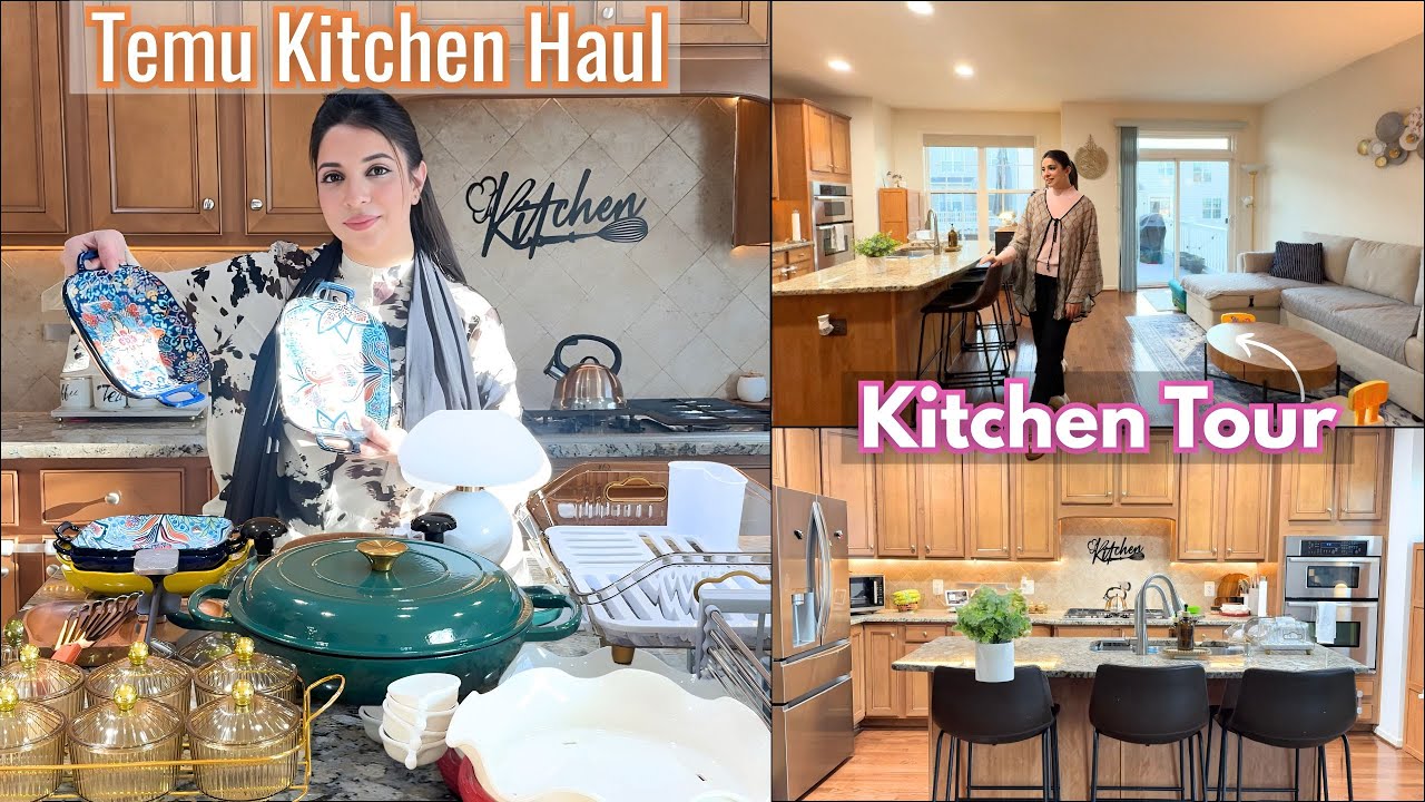 KITCHEN TOUR / TEMU KITCHEN HAUL 😍