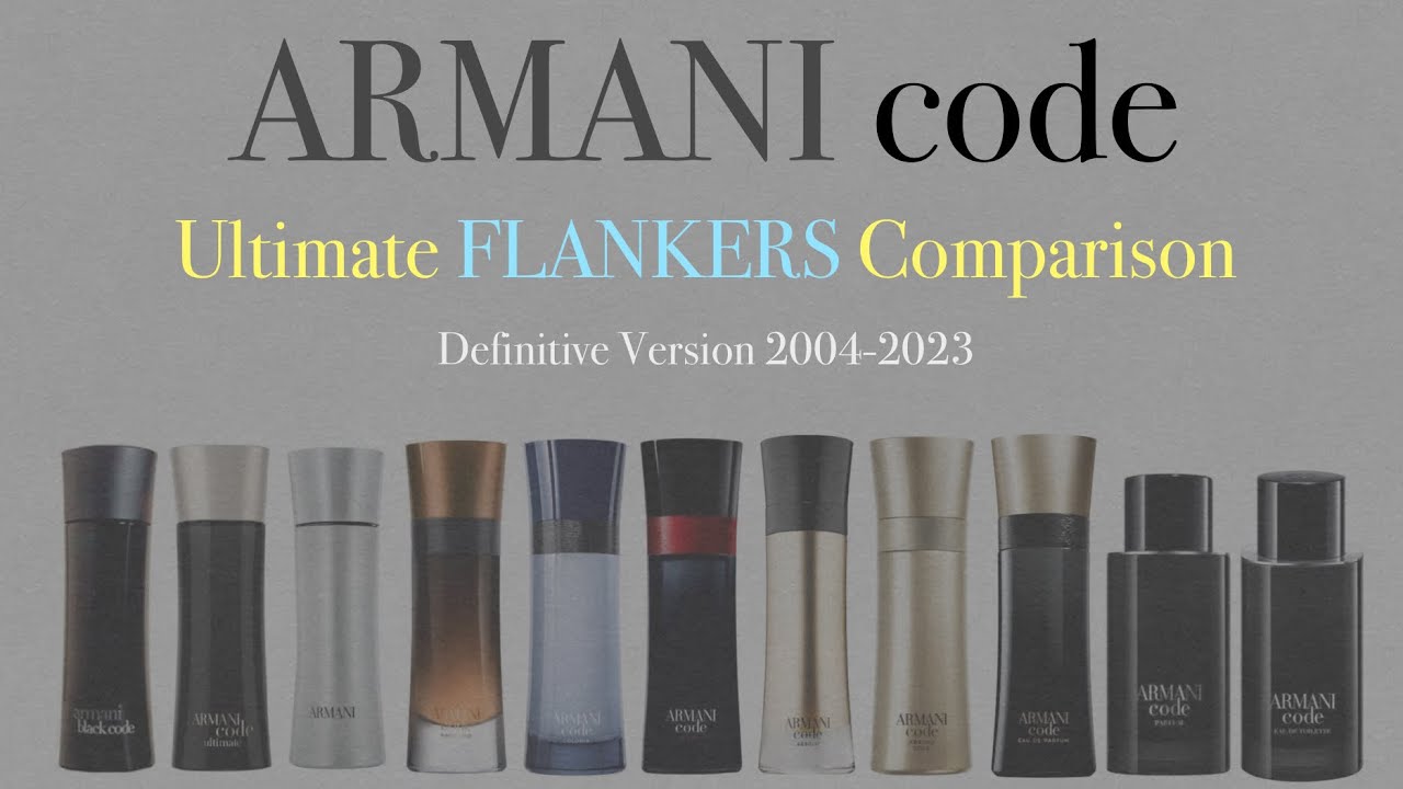 Armani Code Line REVIEW - Complete Flankers Comparison! (From 2004 to 2023!!)