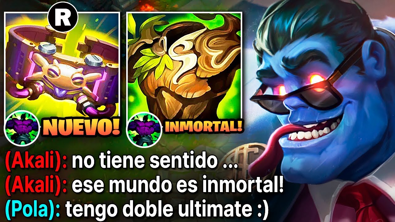 Dr.Mundo pero tengo dos R con este item que cura el 100% de vida