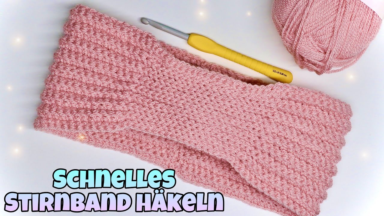 Einfachstes Stirnband der Welt häkeln | für Anfänger | jede Größe