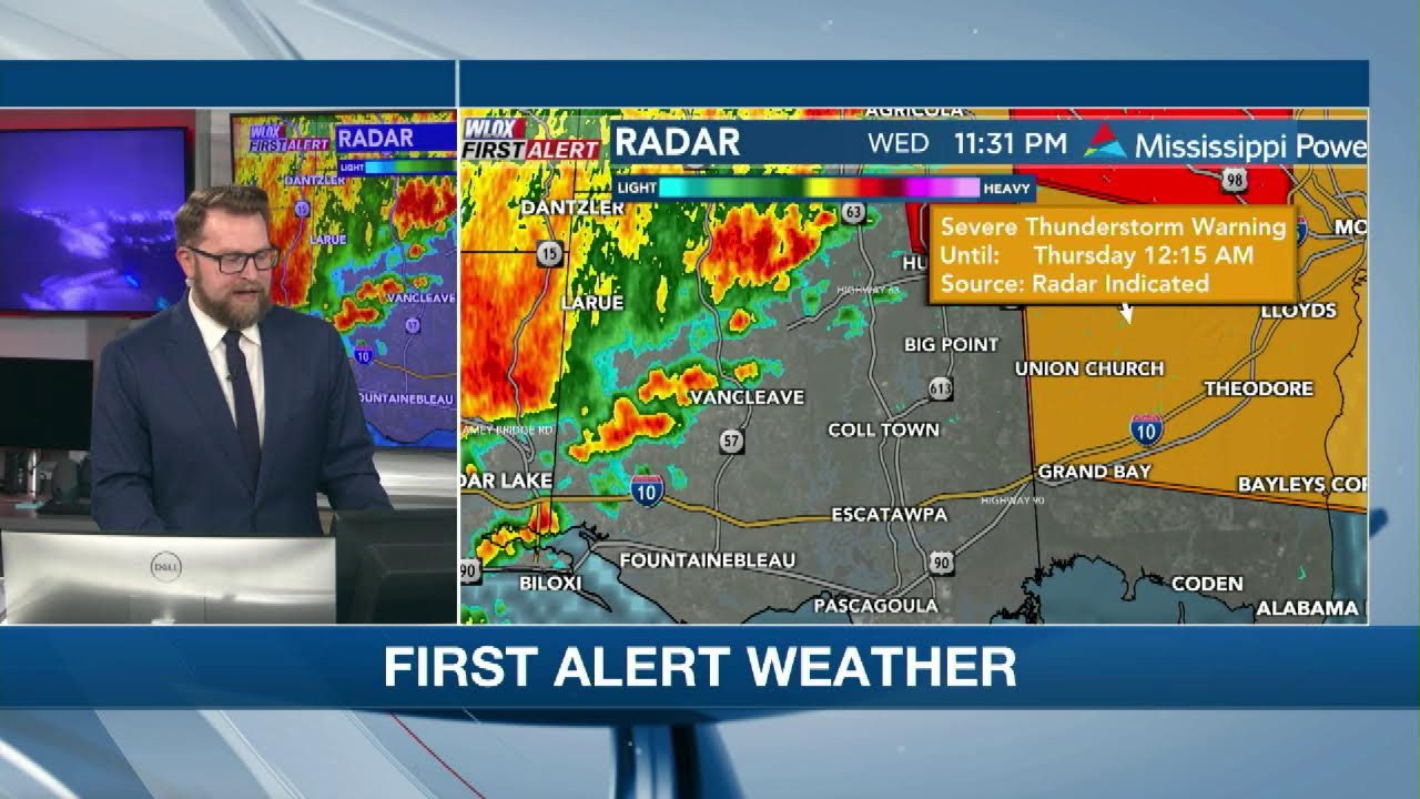 FIRST ALERT WX: Severe Weather Update: New tornado warnings in Jackson and George Counties (03/11)
