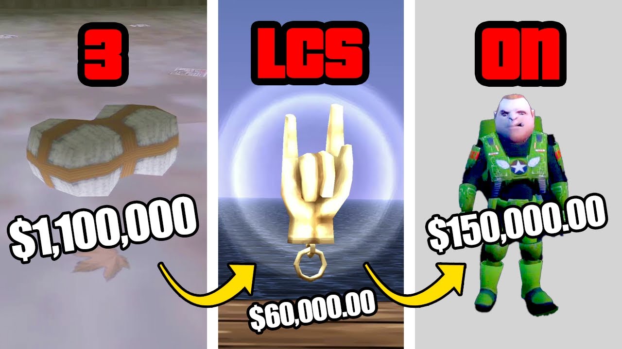 COLLECTIBLES & REWARDS In GTA Games (Evolution)