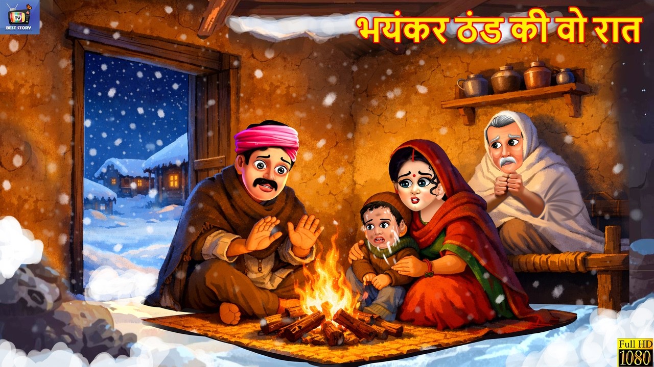 भयंकर ठंड की वो रात | Thand Ki Wo Raat | Hindi Kahani | Moral Stories | Hindi Cartoon |Kahani |Story