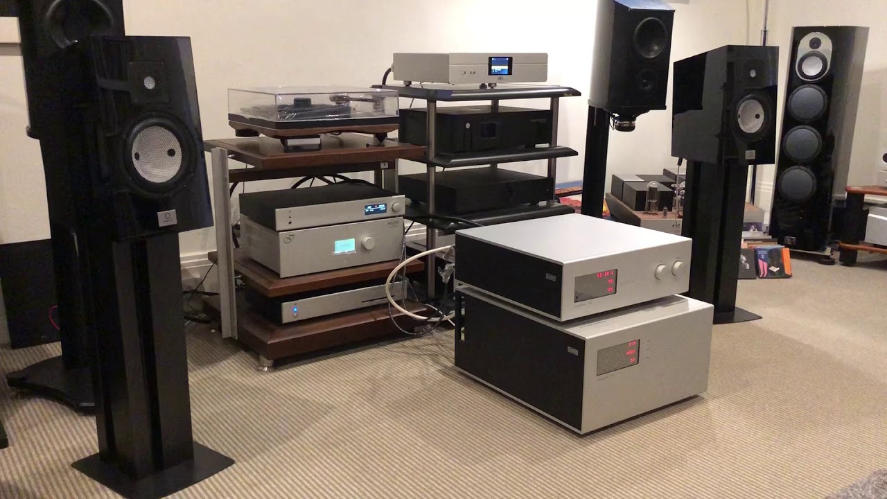 Soulution 725 preamp and 711 Power Amp friving Marten Duke 2 at Sound Gallery In Melbourne