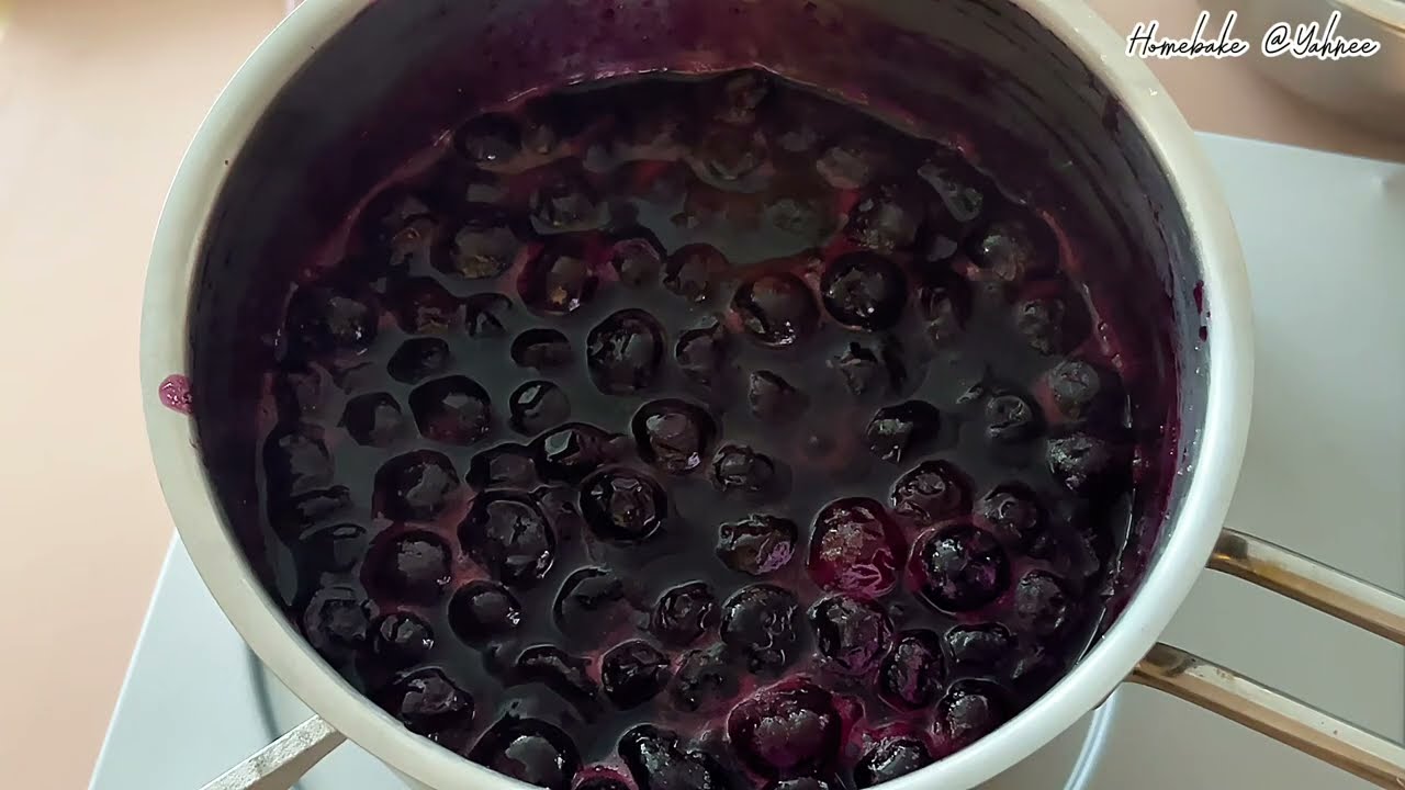 Blueberry compote ( Low carbs & Gluten free ) No starch recipe , Only 3 ingredients
