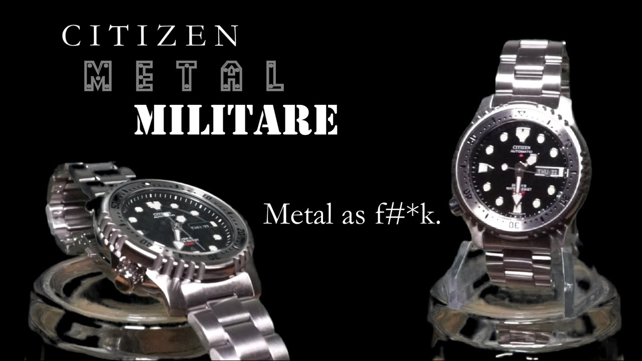Citizen Metal Militare | the legendary NY0040 and steel superiority