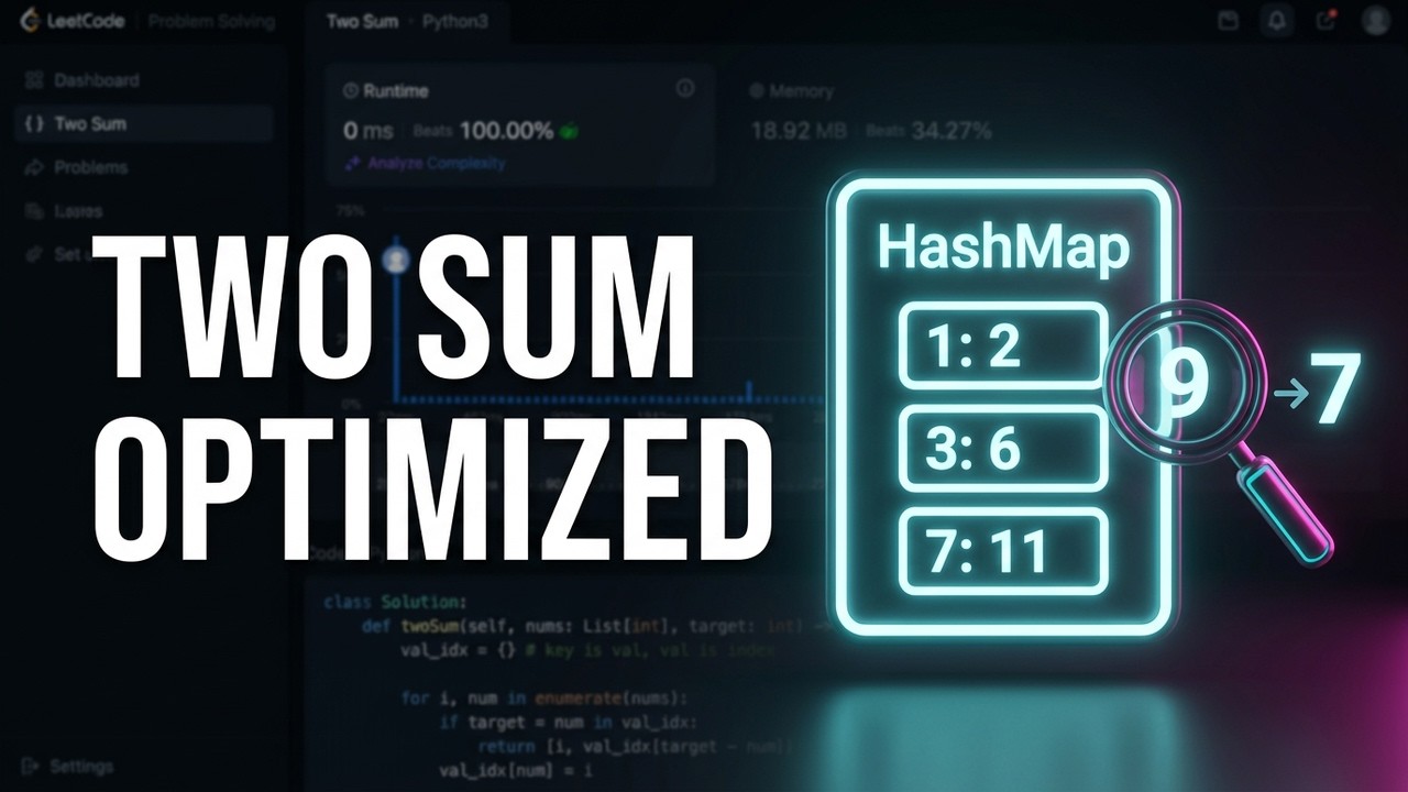 Two Sum LeetCode 1 - How I Solve It in Interviews