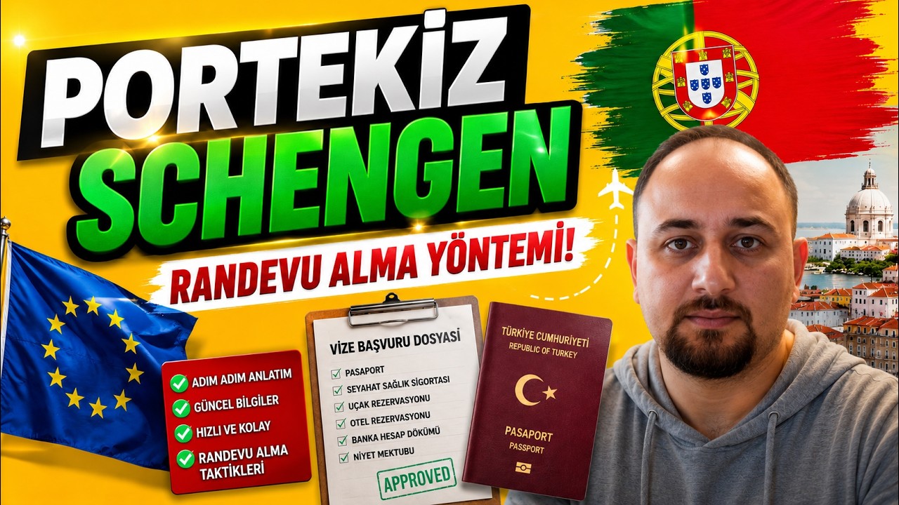 Portekiz Schengen Vizesi 2025: Randevu Nasıl Alınır? Gerekli Belgeler Nelerdir? (G&uuml;ncel Rehber)