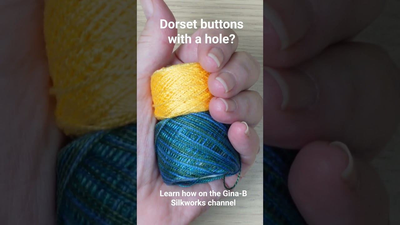 Dorset buttons with a hole? #dorsetbuttons #textiles #slowstitching