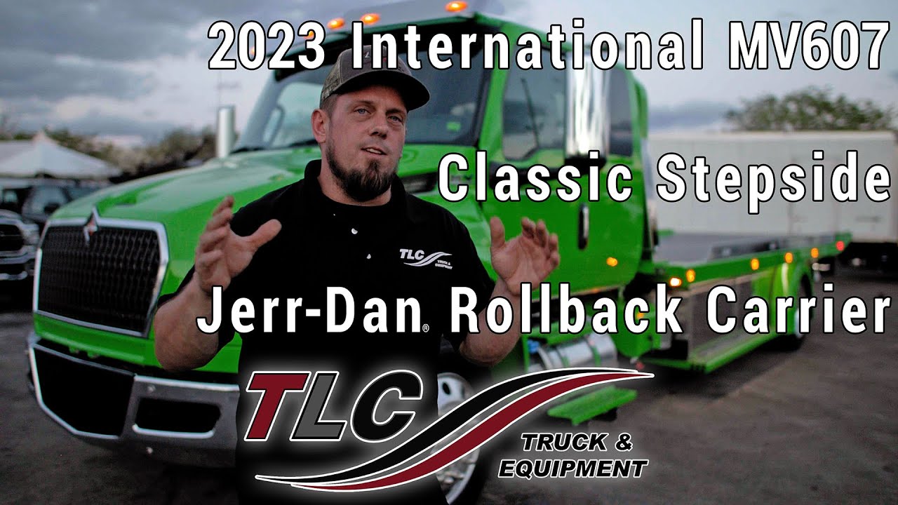 2023 International MV607 Classic Stepside Jerr-DanⓇ Rollback Carrier || TLC Truck