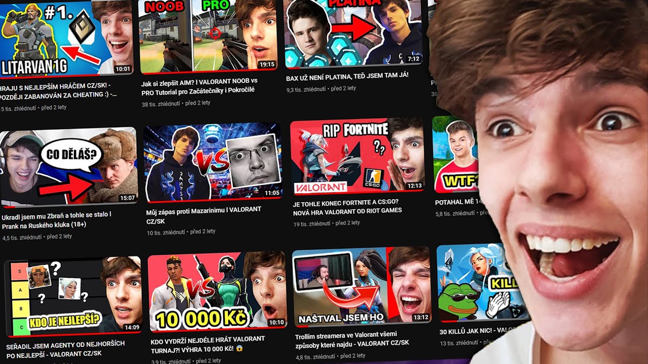 REAKCE NA MÁ STARÁ VALORANT VIDEA NA YOUTUBE l Cantzer