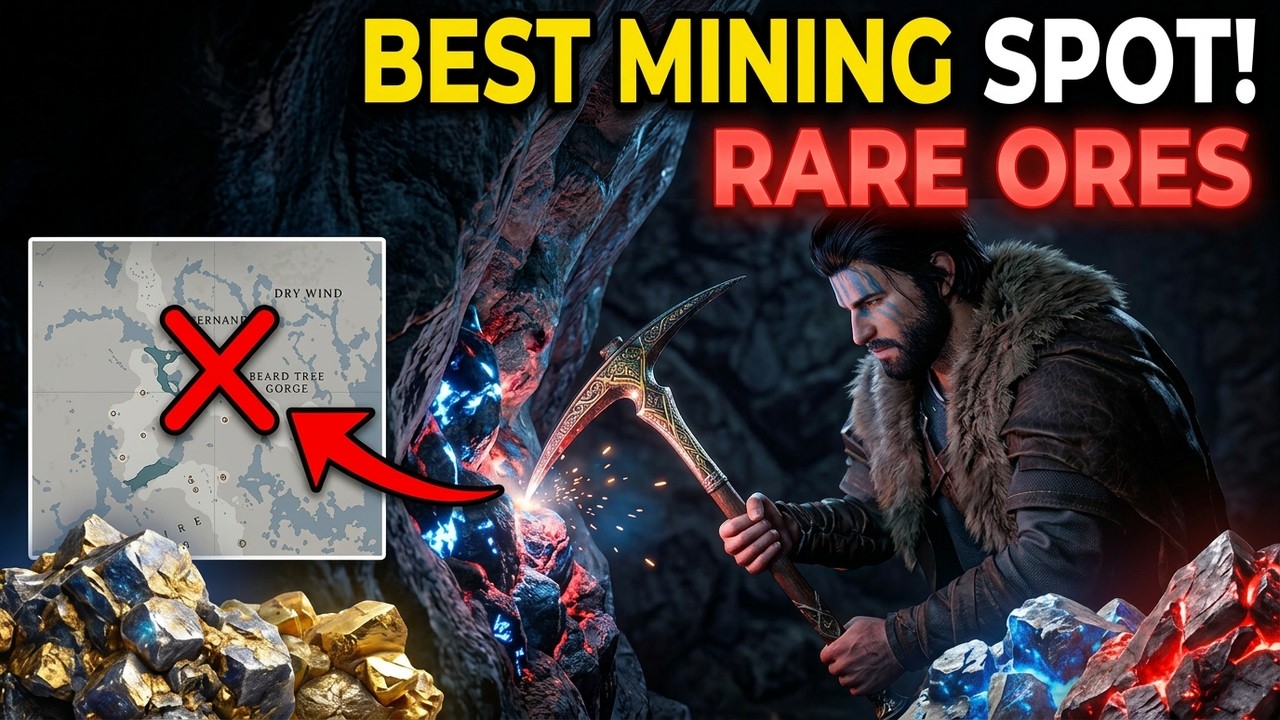 BEST MINING SPOT FOR RARE ORES in Crimson Desert (Step by Step)