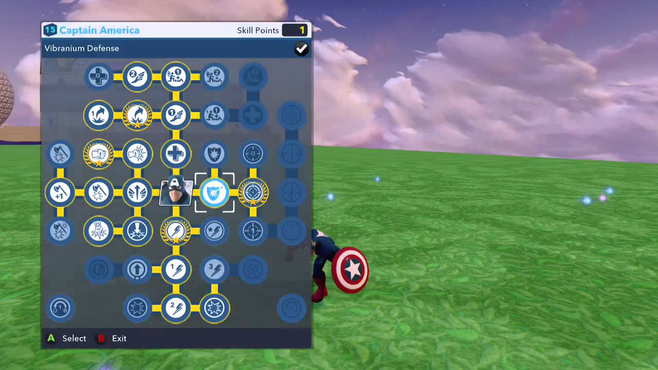 Disney Infinity 2.0 Captain American Skill Tree ETC. (Check Up)