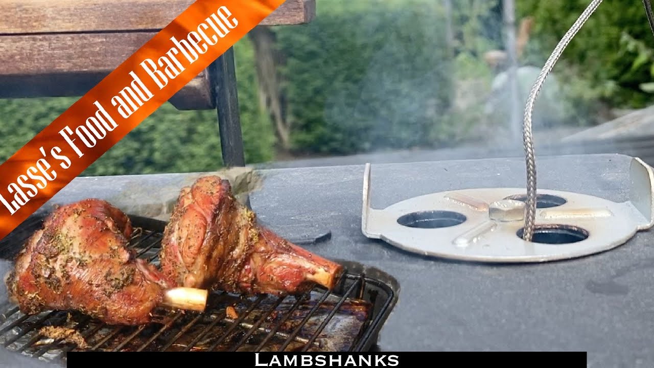 Weber go anywhere - Smoked Lamb Shanks