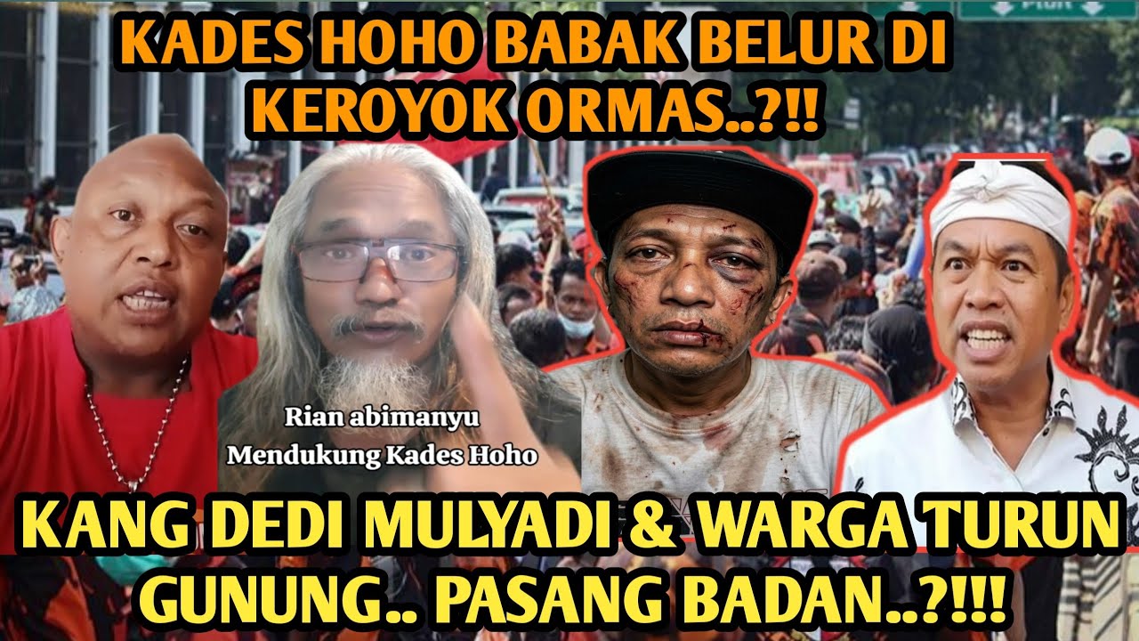 KANG DEDI & WARGA NET TURUN GUNUNG PASANG BADAN BELA KADES HOHO