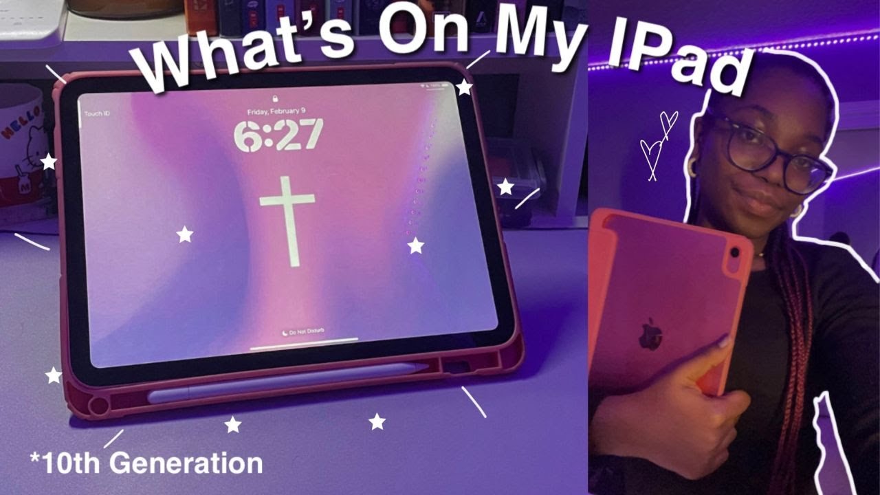 WHAT'S ON MY IPAD 2024 | 10th Gen🎀 (apple pencil, case, youtube resources, etc)