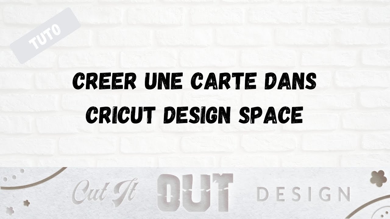 Creer une carte dans cricut design space (sans le tapis pour cartes)