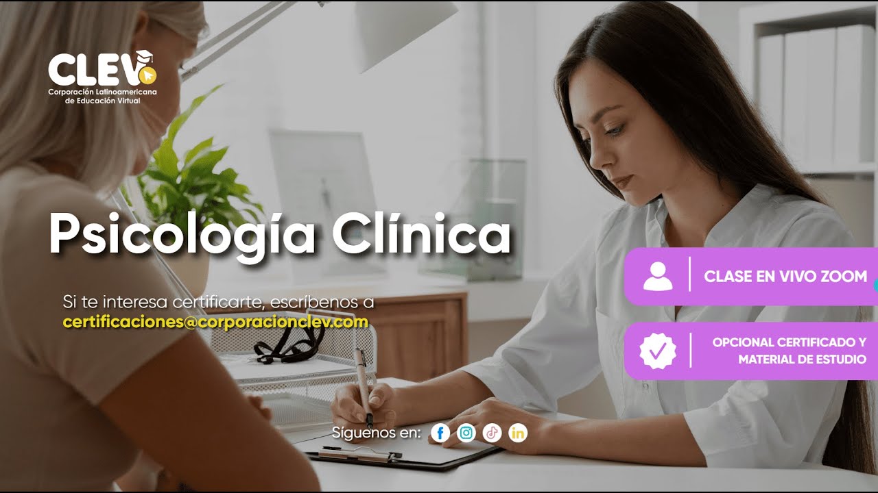 📚Clase 2: Diplomado Internacional en Psicología Clínica Cohorte 7 (20/01/2026)
