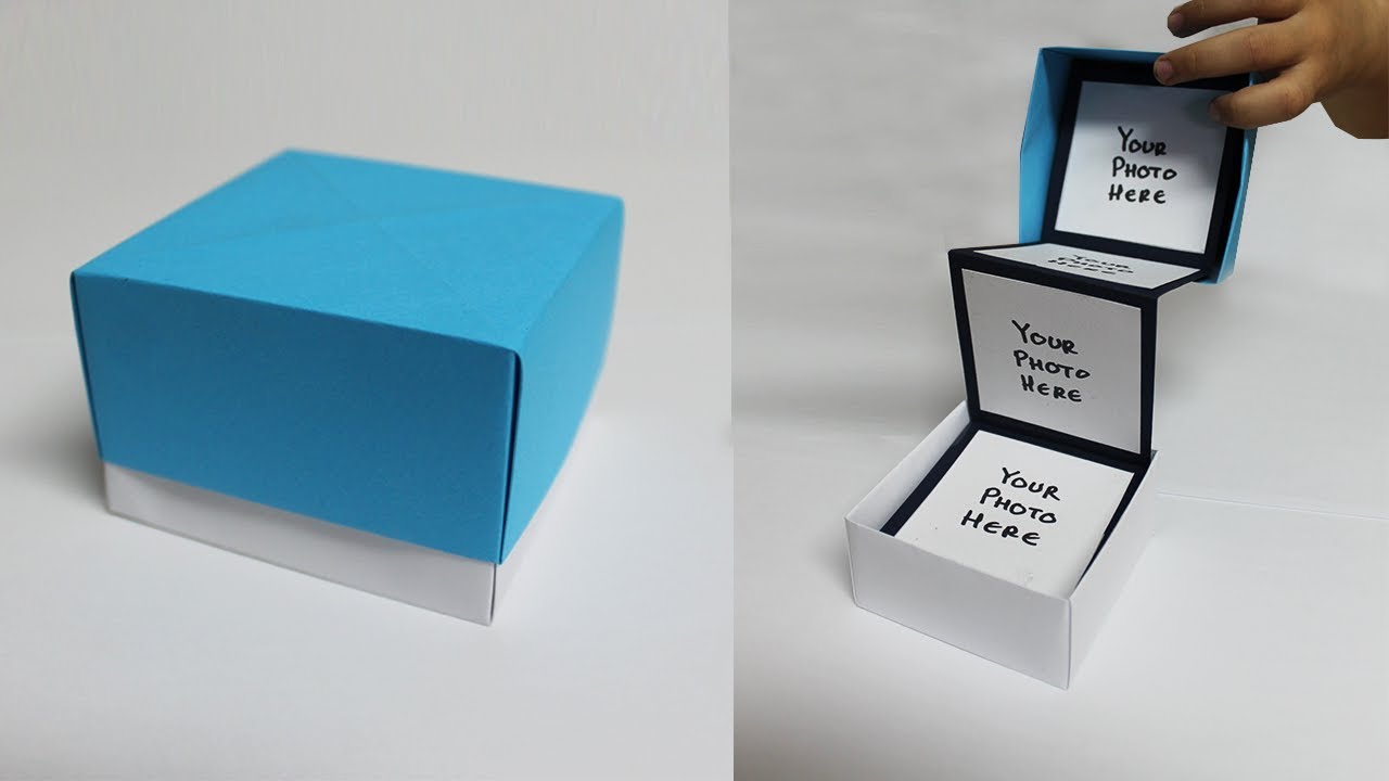 DIY Pull Out Photo Box - Photo Box for Boyfriend