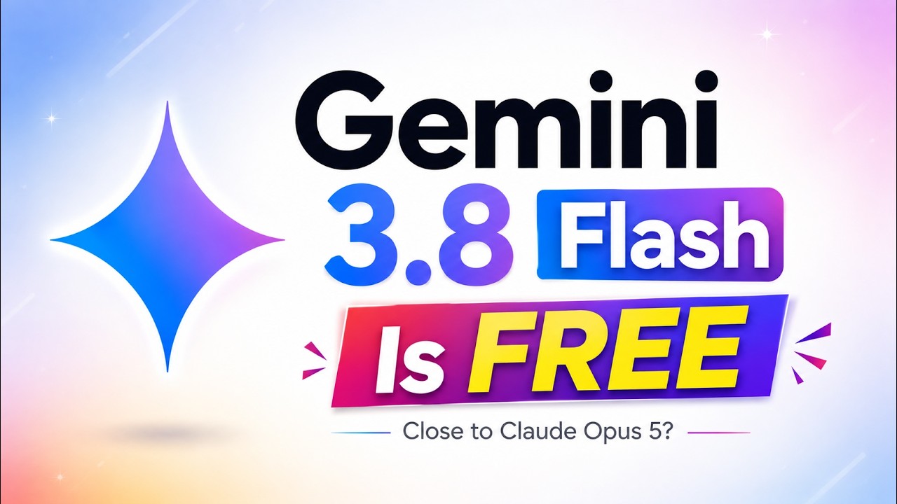 Gemini 3.8 Flash БЕСПЛАТЕН &mdash; он на удивление близок к Claude Opus 5