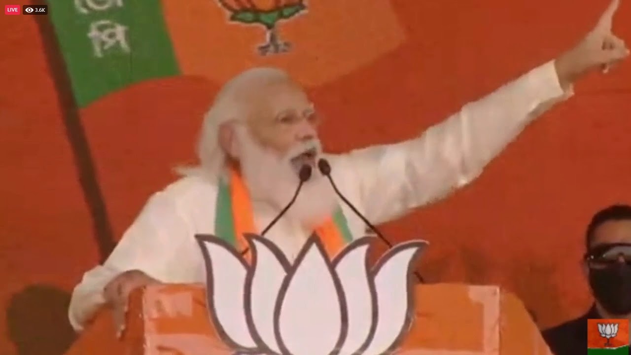 BJP Brigade 2021 Live - Narendra Modi Speech - HD Quyality Video