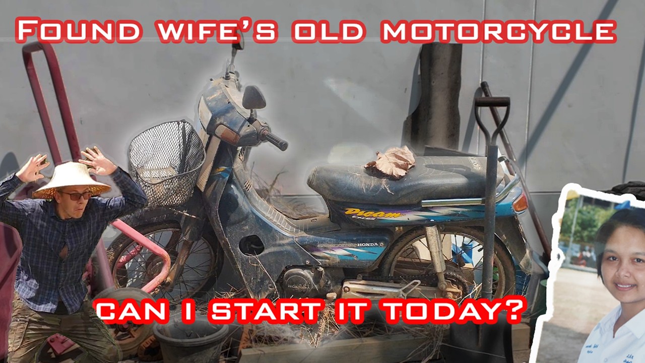 Abandoned honda supercub restoration