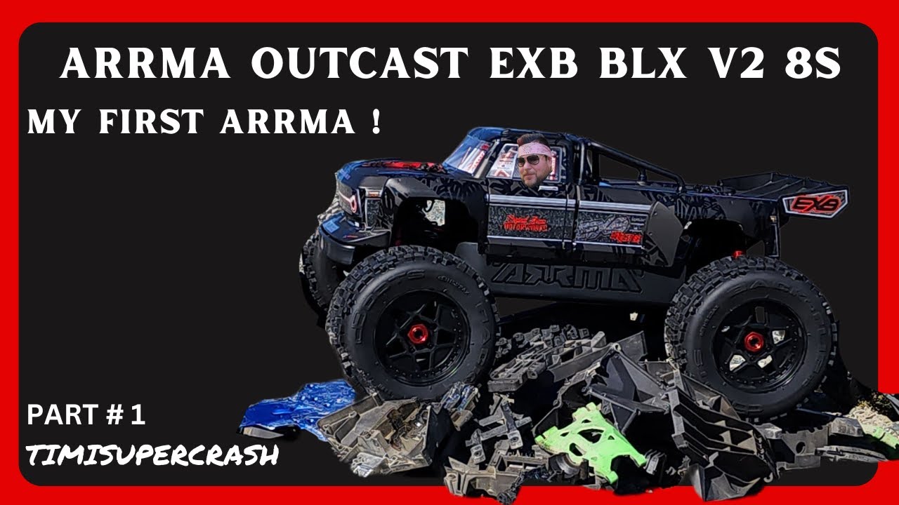 ARRMA OUTCAST EXB BLX V2 8S UNBOXING