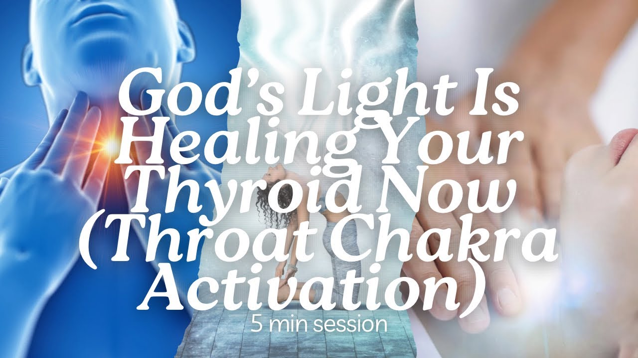 God&rsquo;s Light Is Healing Your Thyroid NOW | Throat Chakra Healing Hypnosis & Divine Energy Restoration