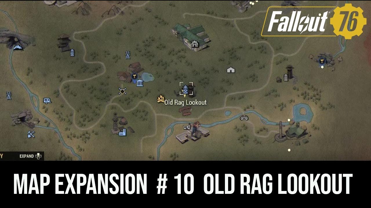 Fallout 76 PTS Map Expansion # 10 OLD RAG LOOKOUT.