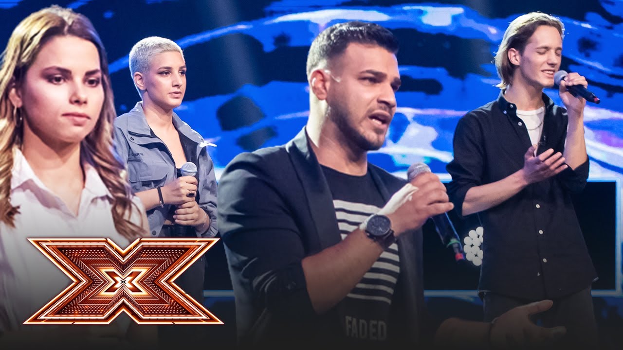 Cea mai emoționantă poveste! Alfa Band cântă piesa The Sound Of Silence (Disturbed), la X Factor