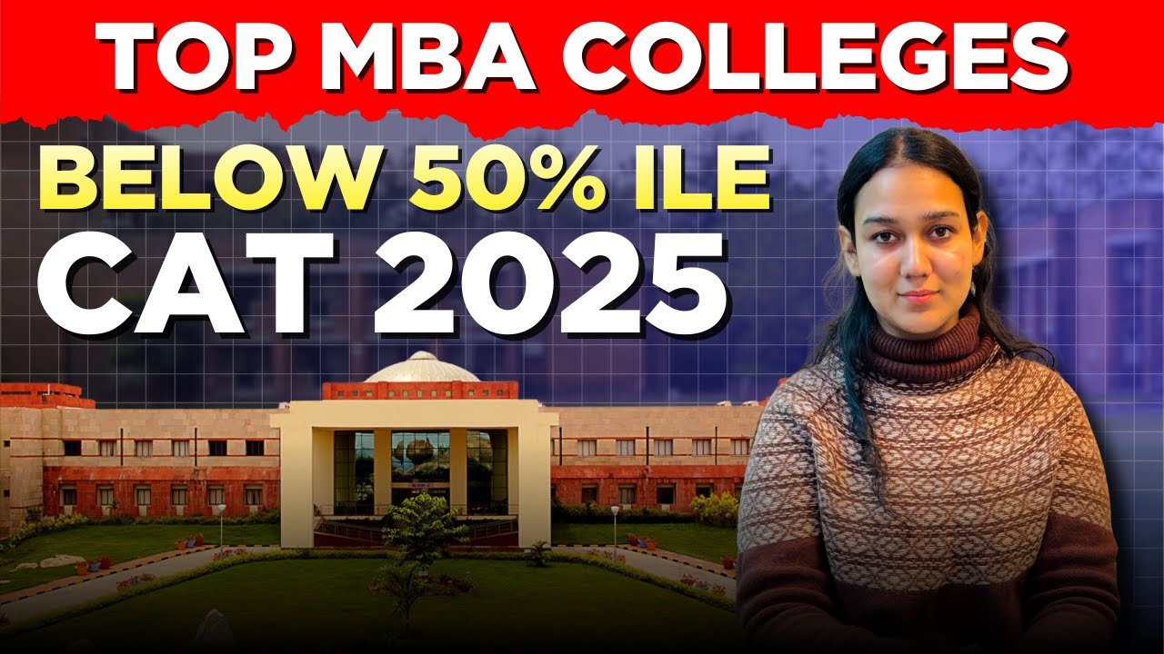 Top MBA Colleges Below 50 Percentile In CAT 2025 | MBA Colleges At Low CAT Percentile #mba
