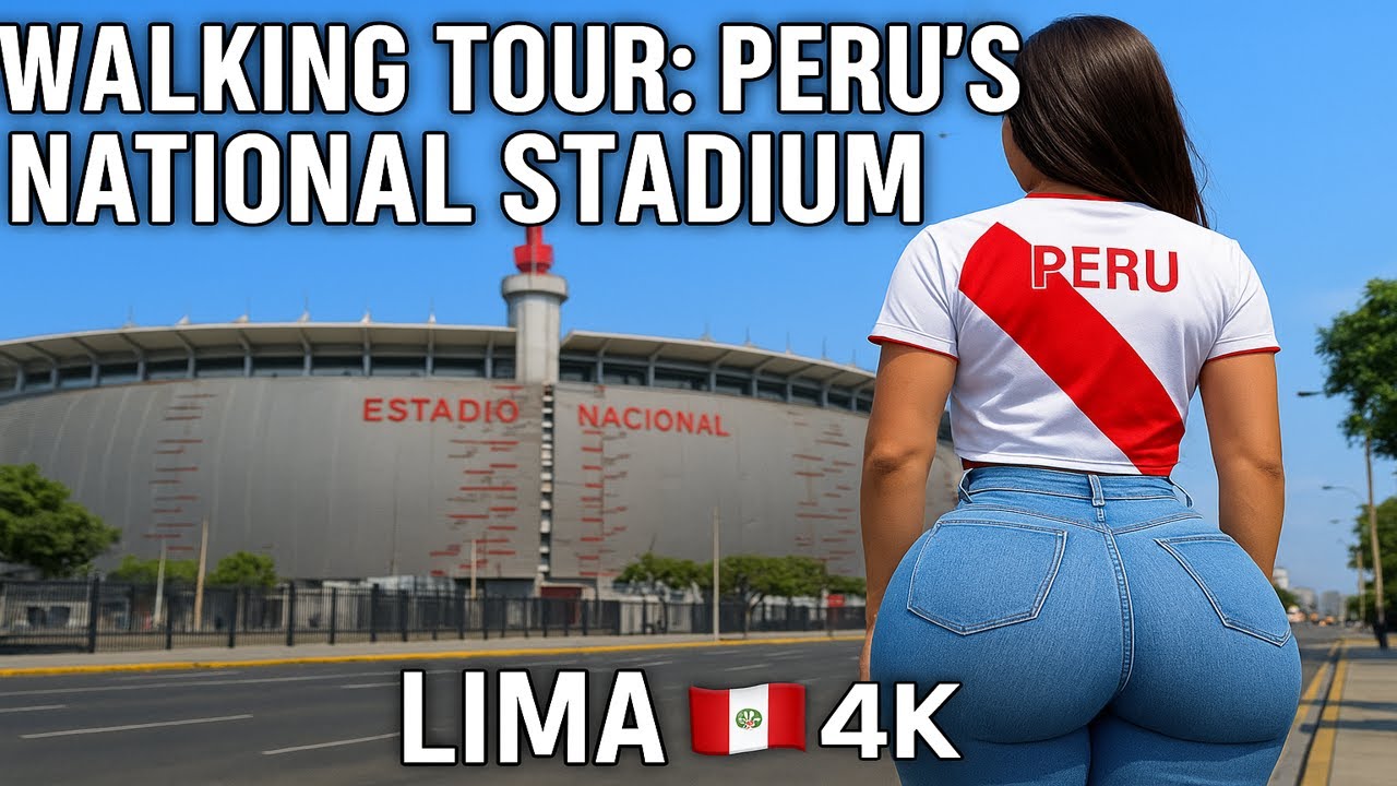 Walking Tour: Peru's National Stadium 🇵🇪 | Estadio Nacional de Lima in 4K
