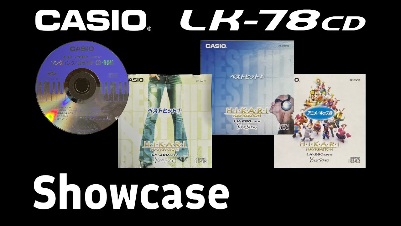 Casio LK-78CD: Casio LK-280CDTV Option Discs Showcase