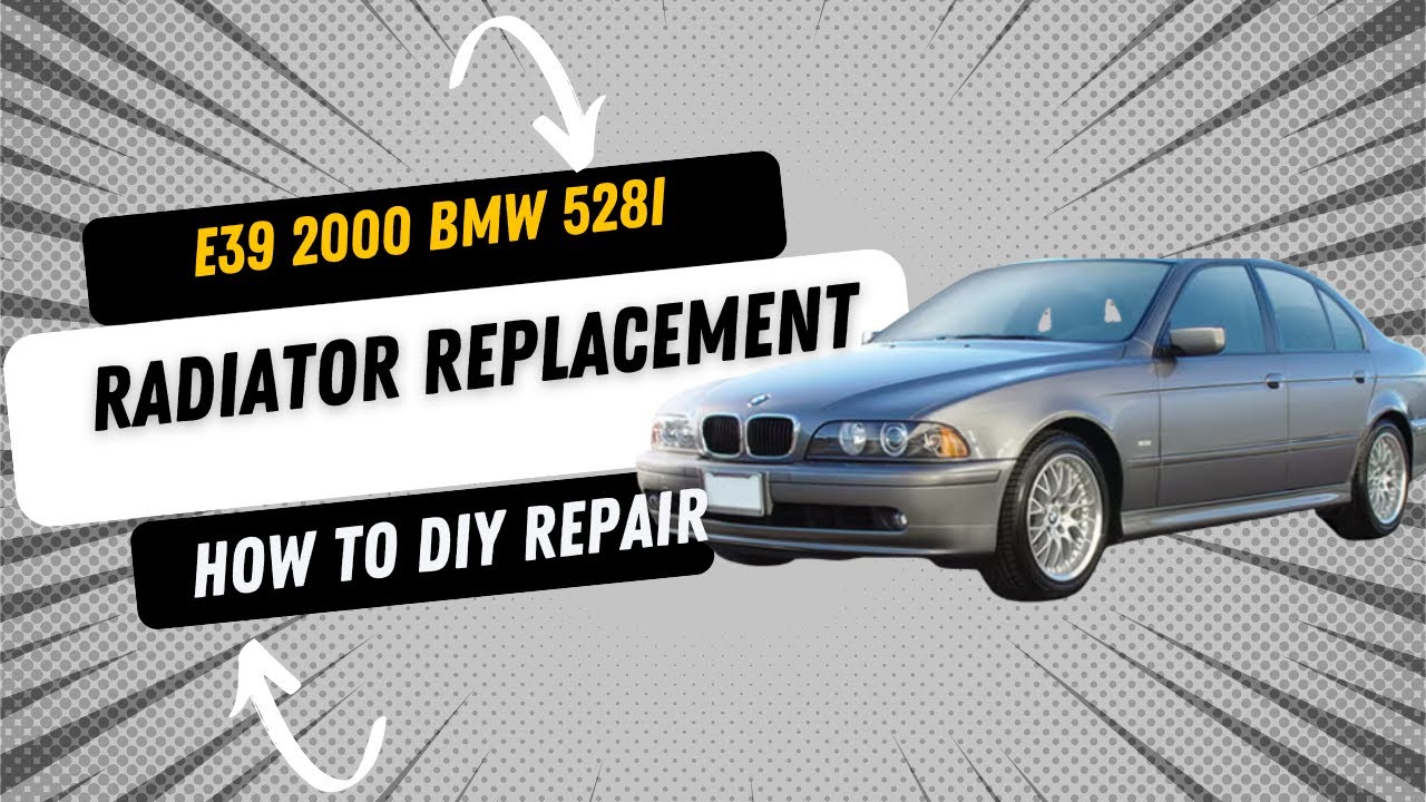 DIY 2000 E39 E36 330I 325 I 530I 528I E39 HOW TO CHANGE A RADIATOR M52TU #diy  #howto