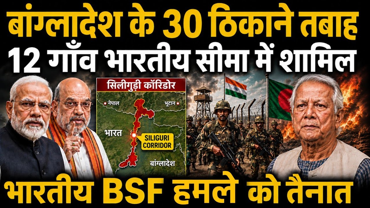 India&rsquo;s New Border Strategy EXPOSED! BSF Crackdown, Border Tension & The Chicken Neck Debate