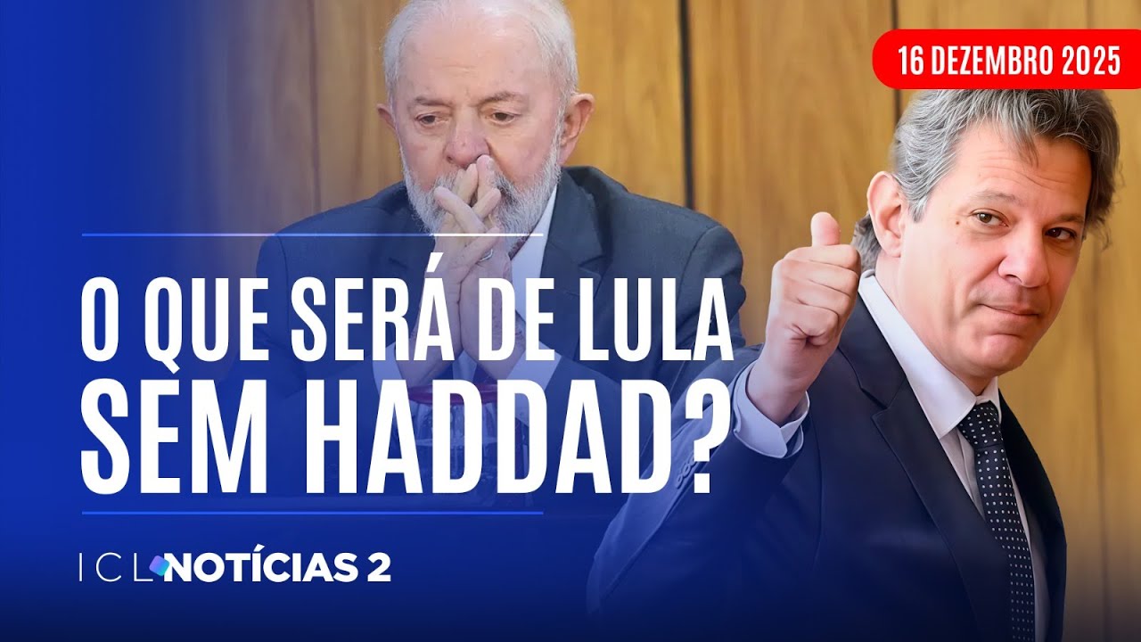 ICL NOTÍCIAS 2 - 16/12/25 - MINISTRO SINALIZA QUE DEVE DEIXAR GOVERNO ATÉ FEVEREIRO