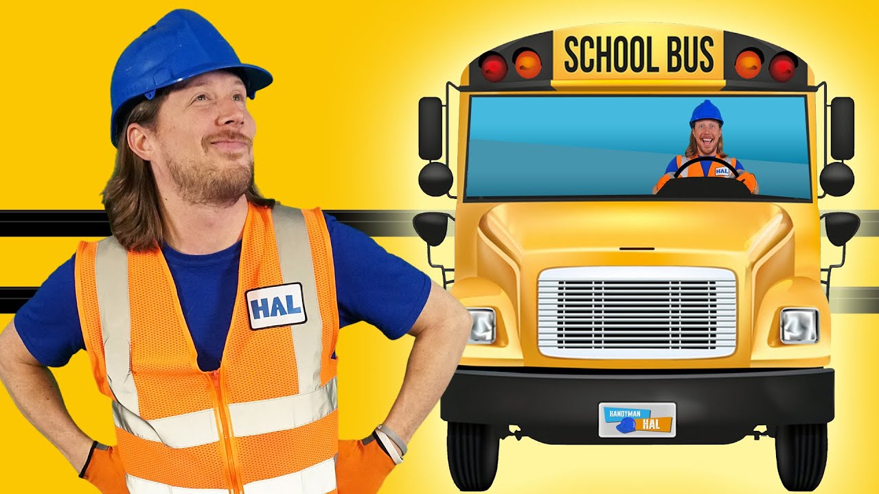 School Bus Song | Handyman Hal School Bus Song for Kids