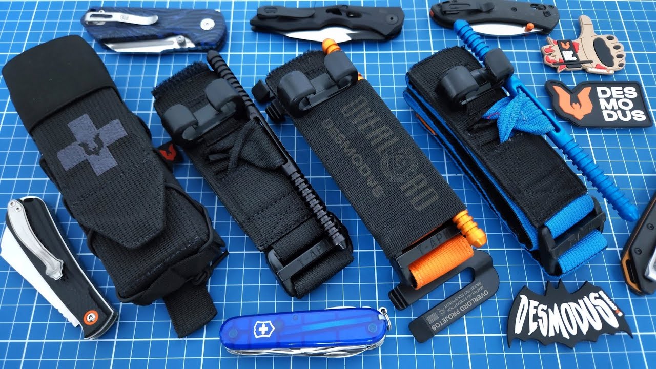 Porta torniquete Desmodus Overlord. Mais compacto e leve pra garantir a portabilidade no EDC! 