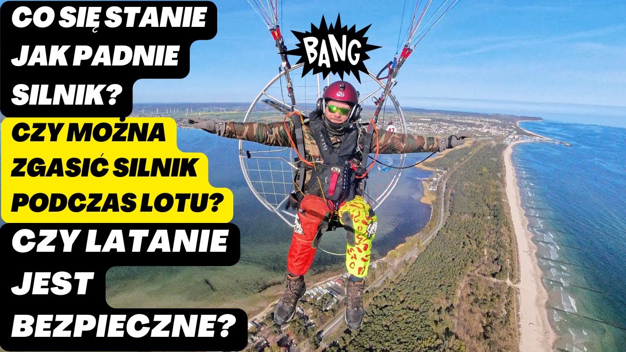 Co się stanie jak padnie silnik? Na czym polega bezpieczne latanie? Na co zwrócić uwagę podczas lotu