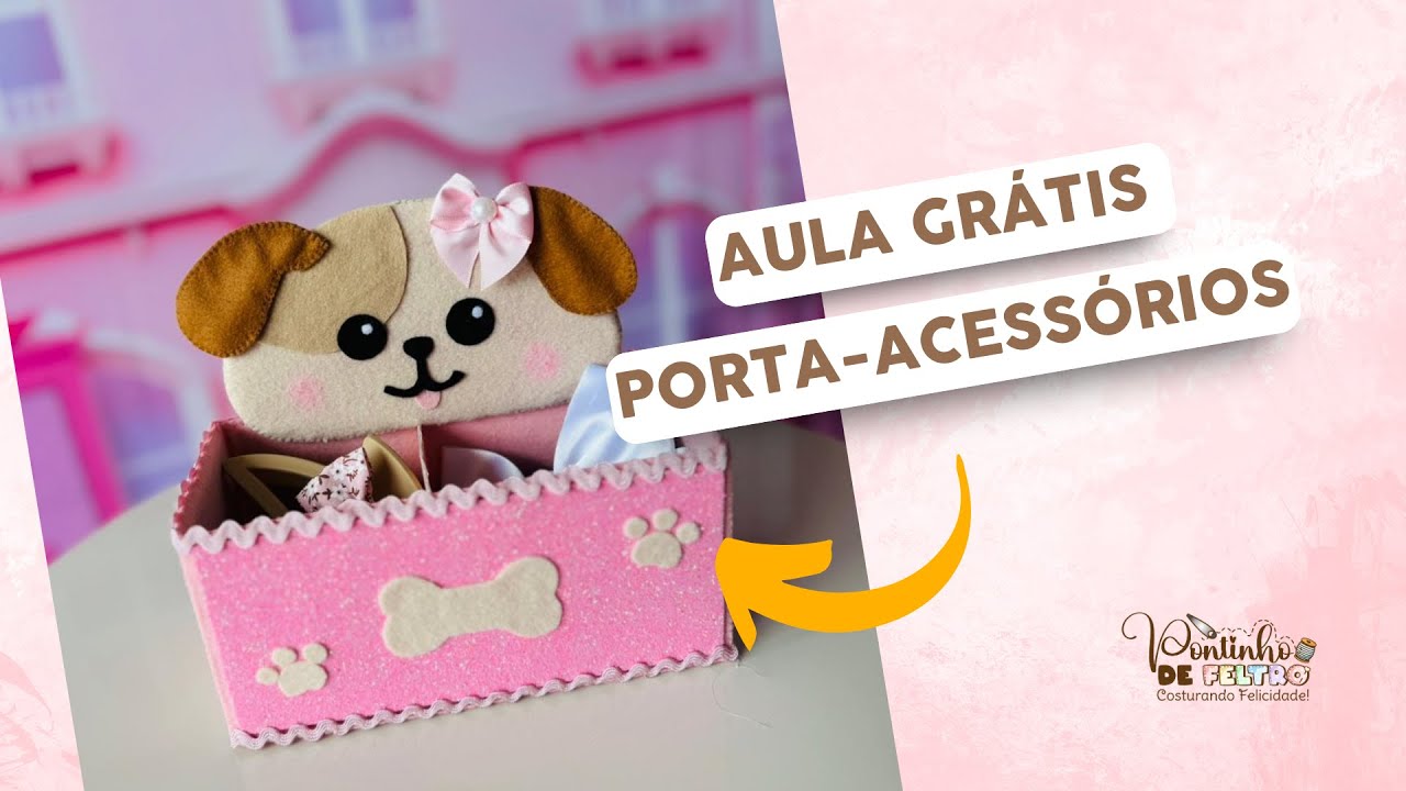 Esta ideia de feltro vai te ajudar a ganhar MUITO DINHEIRO! Aula grátis com passo a passo