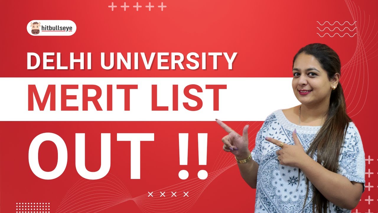 DU Merit List Out !!🔴 | How to check Merit list of DU 2022? | CUET | Hitbullseye